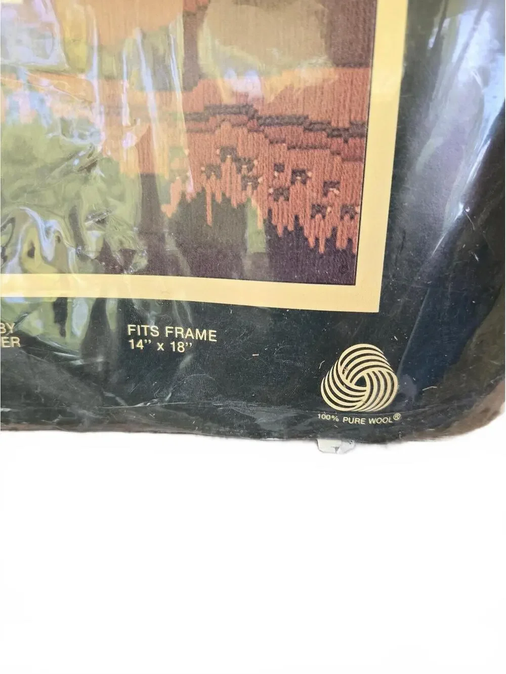 Sunset Needlepoint Kit Cowboy Silhouette Longstitch Designed by Dan Trotter